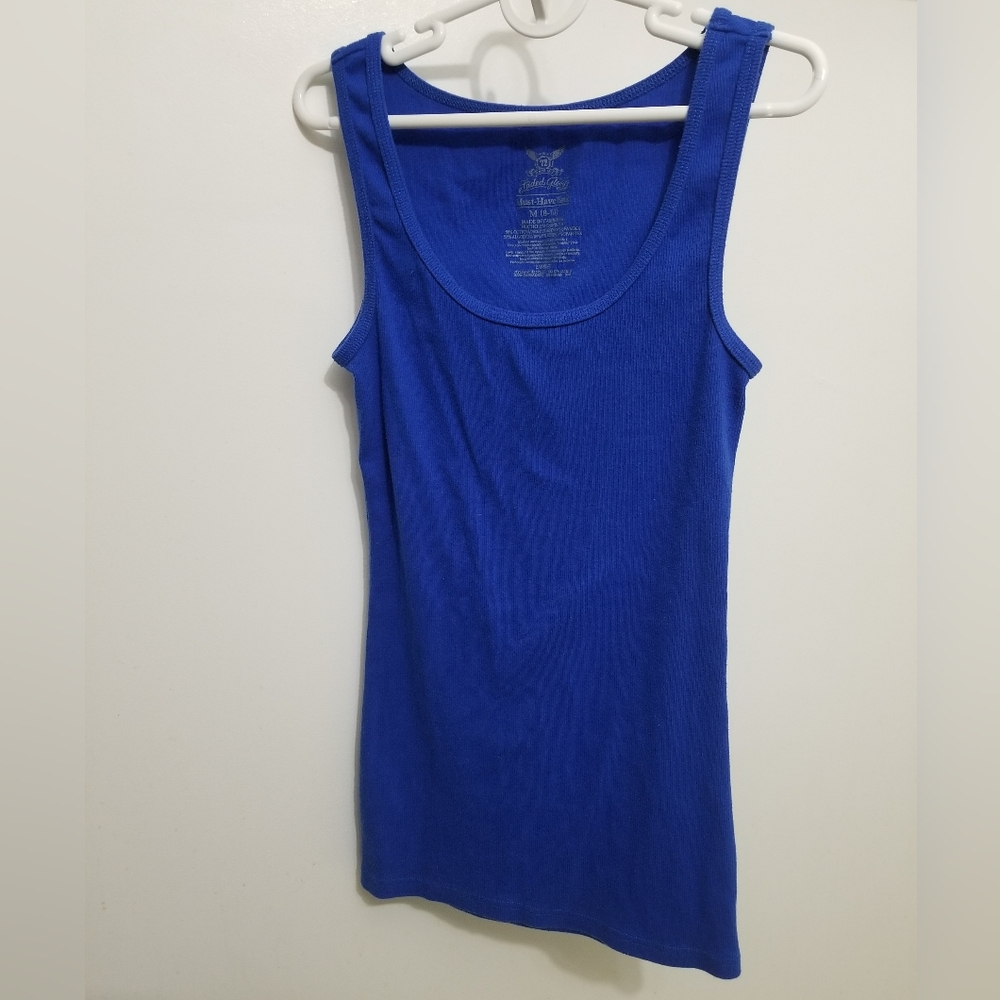 EUC Gorgeous blue Faded Glory tank top - Picture 1 of 3